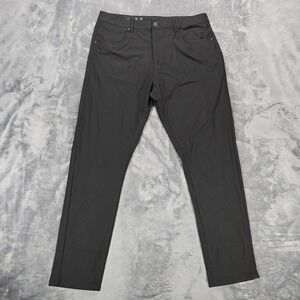 Desert Dunes Pants Mens 36x32 Black Stretch Tech Wicking Performance Chino